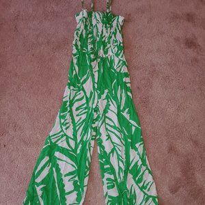 Lilly Pulitzer Kids Sz M Tropical Romper NWOT